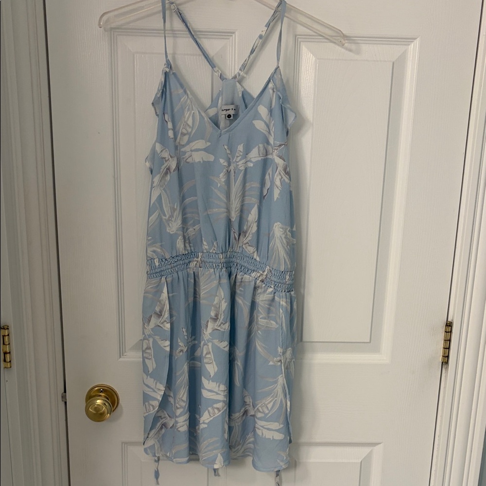 Harper Light Blue Floral Dress